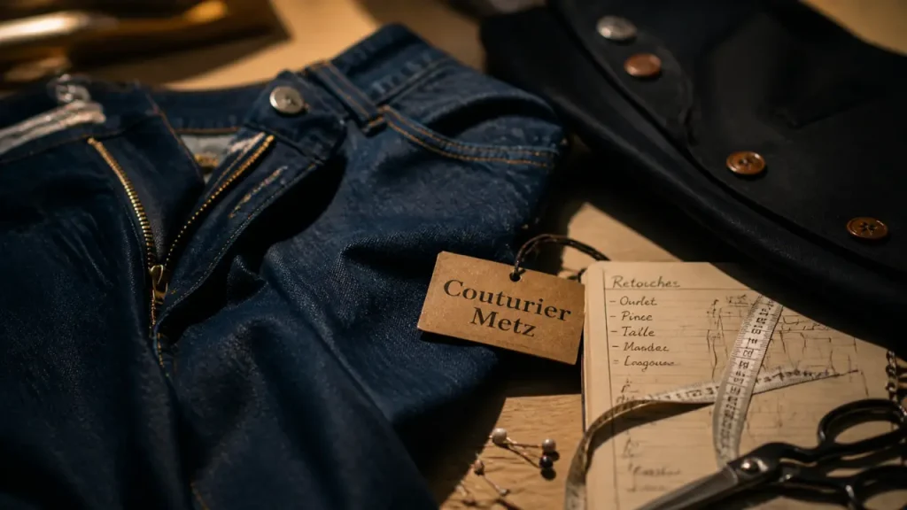 Couturier Metz pour retouches de vêtements et service à domicile