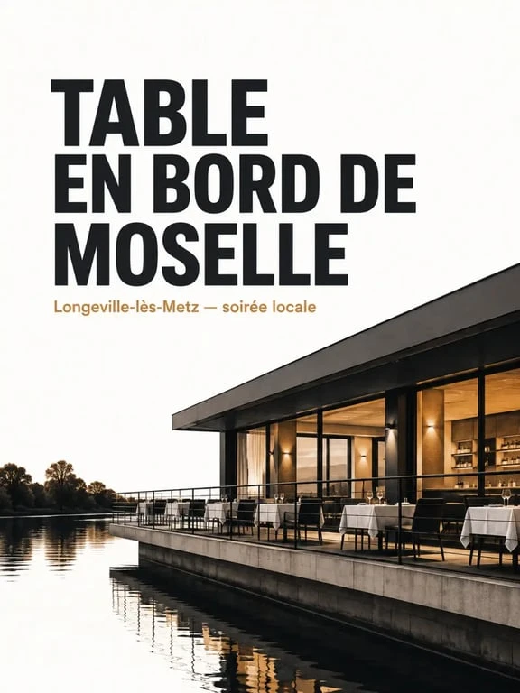 Restaurant portofino metz au bord de la Moselle à Longeville-lès-Metz, terrasse élégante et vue sur l’eau