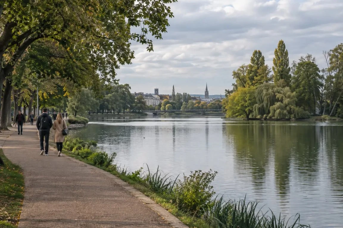 Balade autour de Metz au bord du Plan d’Eau de l’île Saint-Symphorien