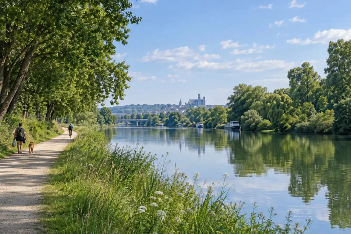 Balade nature à Metz le long de la Moselle et du canal de Jouy