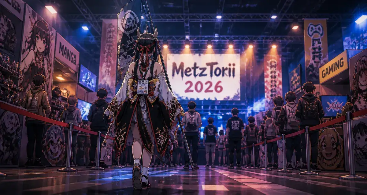 Japan Expo Metz 2026 : allée cosplay et stands manga-gaming à MetzTorii