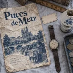 Puces de Metz expo 2026 : affiche et objets vintage