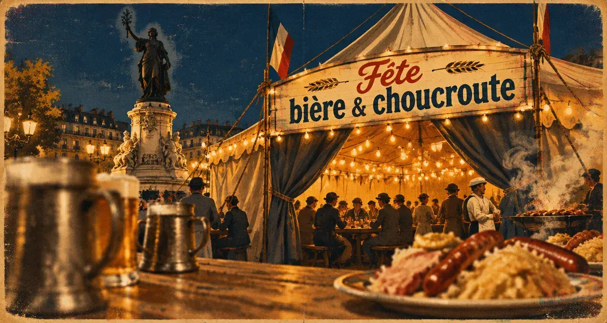 La Fête de la bière et de la choucroute revient place de la République