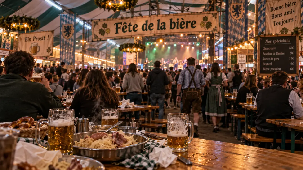 La Fête de la bière se poursuit place de la République à Metz