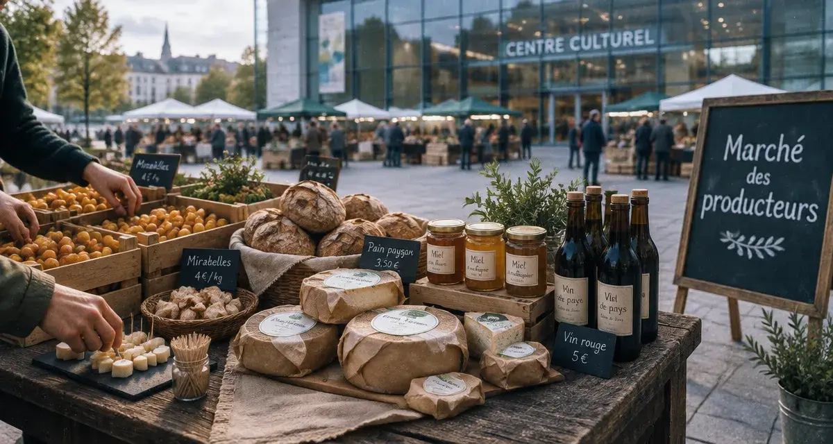 Un grand marché de producteurs s’installe vendredi devant le Centre Pompidou-Metz