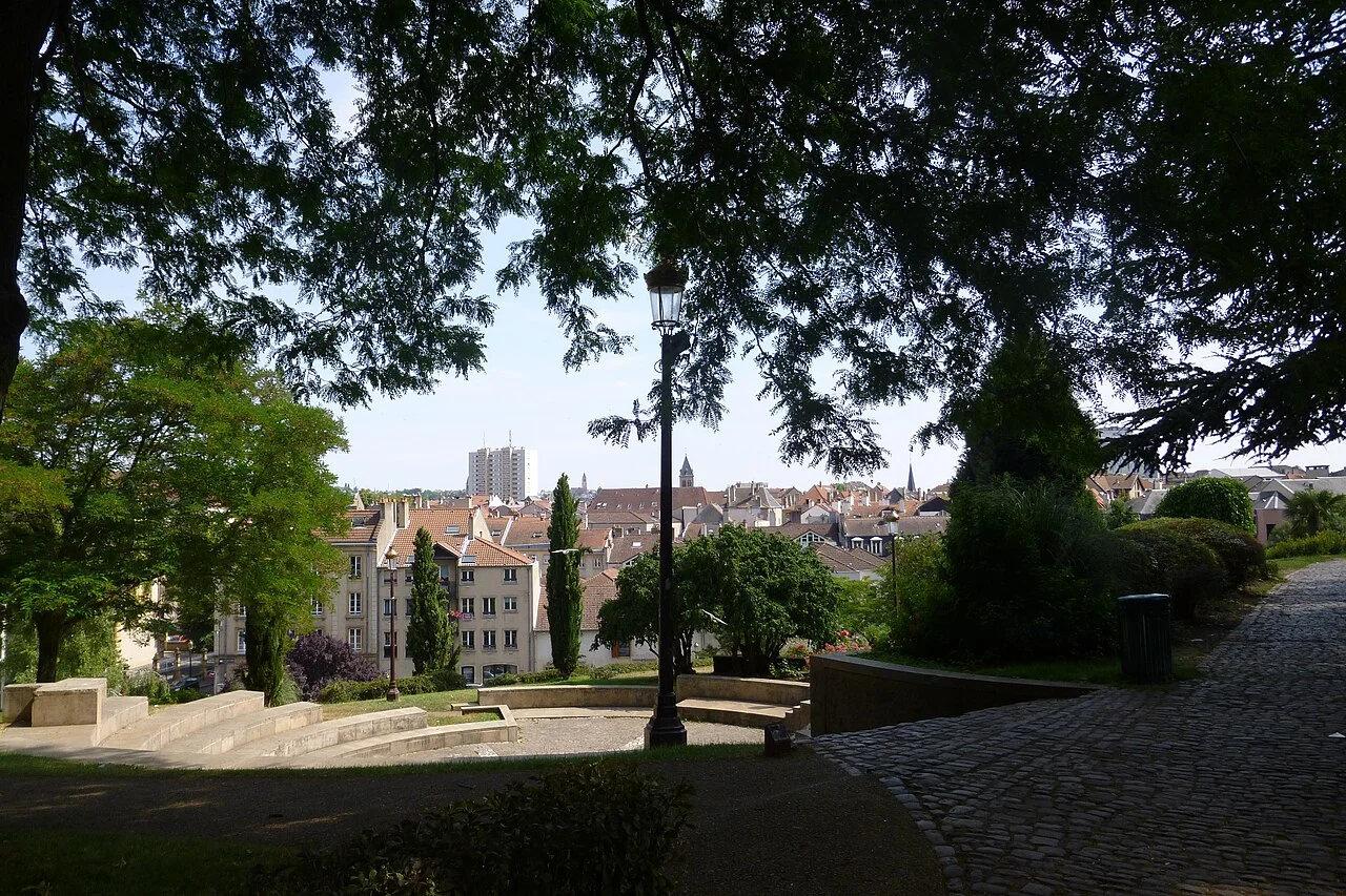 Terrasses du jardin des Tanneurs à Metz