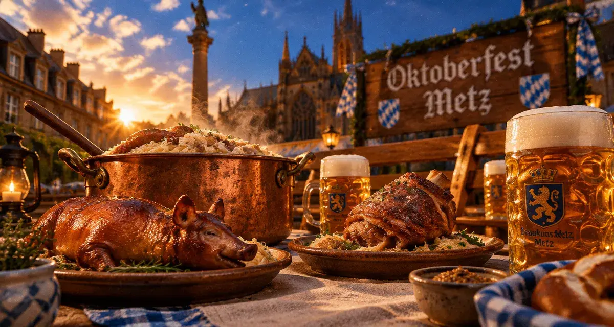 Oktoberfest à Metz : le village bavarois anime la place de la République